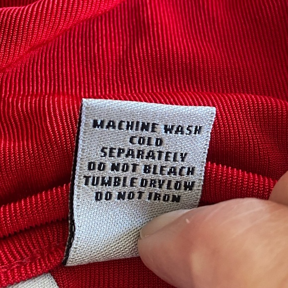 Chico’s Travelers Red Short Sleeve Tee Top, 3/16/XL - Picture 3 of 4